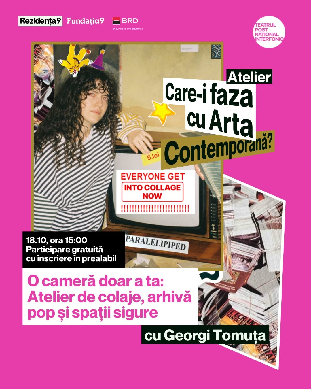 Afișul atelierului O cameră doar a ta